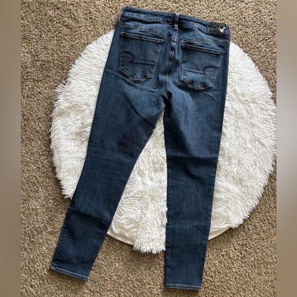 American Eagle Jeans Hi Rise Jegging 360 Super Stretch Womens Size 10 - Picture 2 of 8
